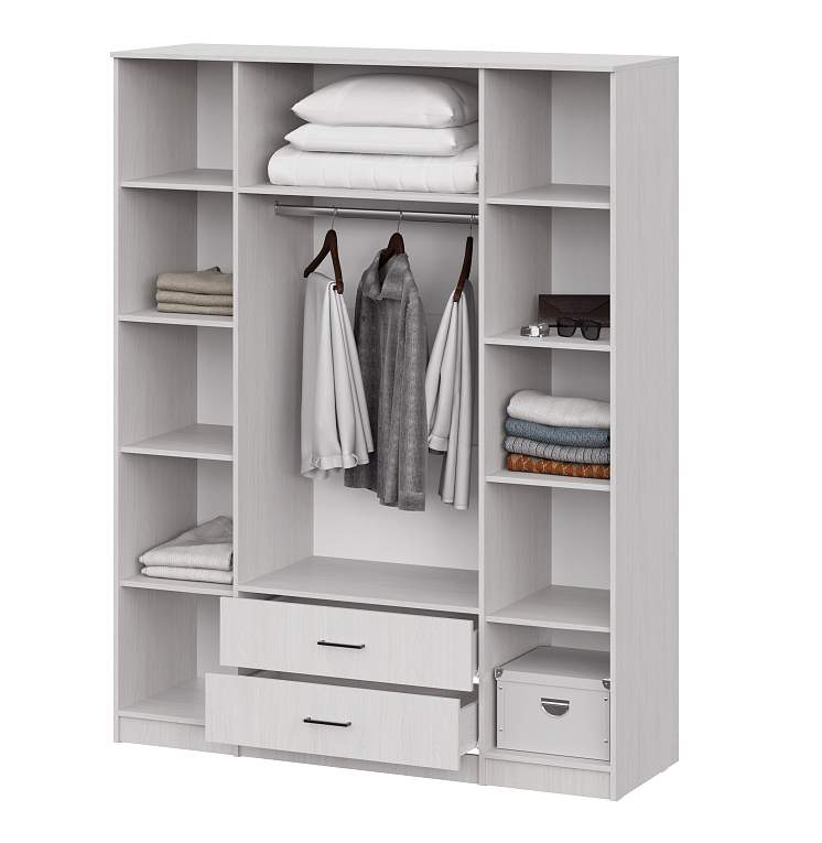 Шкаф (ШК 1)Серия 2  Ясень анкор светлый