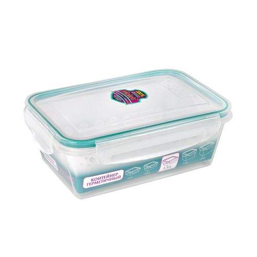 VIOLET Контейнер 093110 д/СВЧ 1100мл герметичный 190х130х65мм