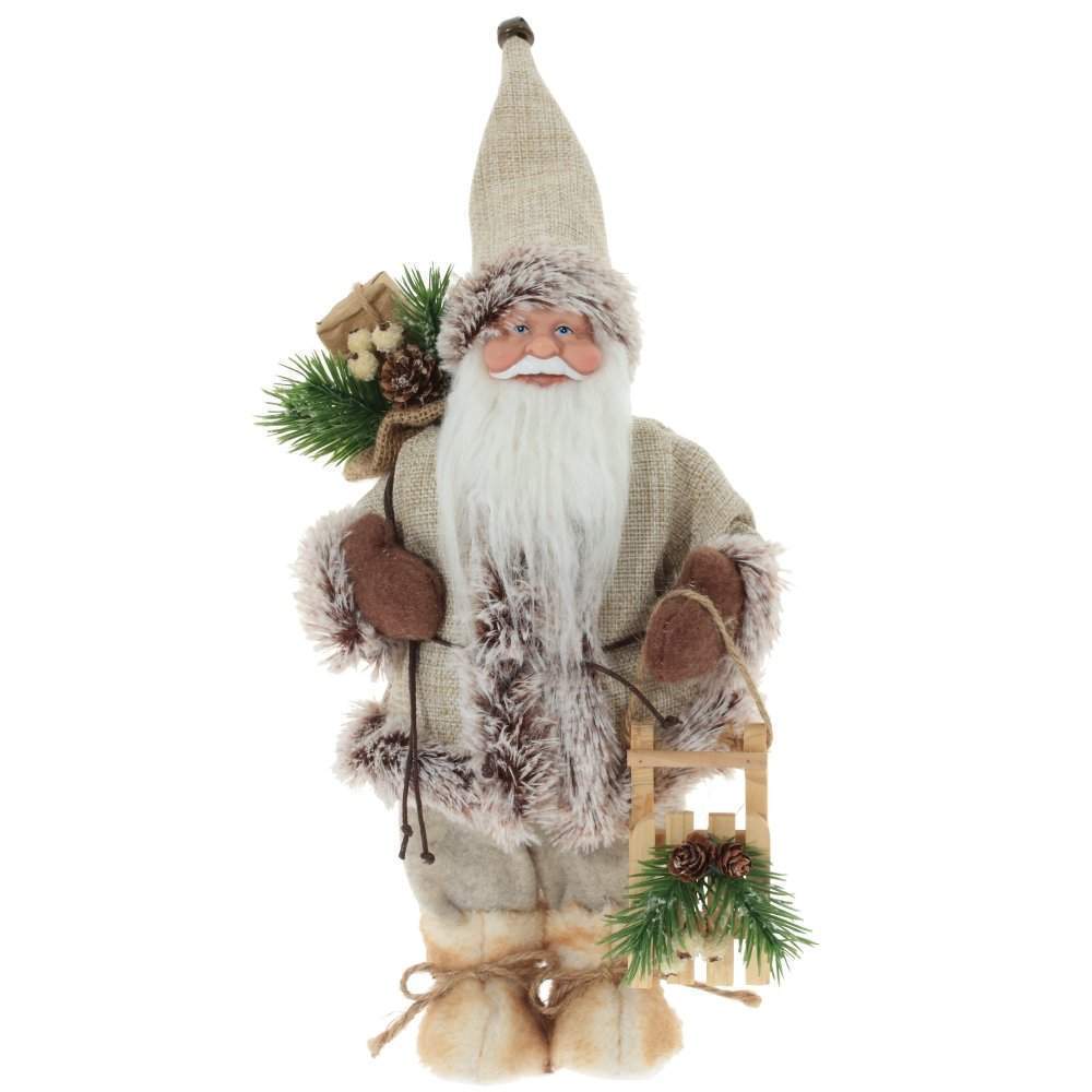 REMECO COLLECTION Дед Мороз 754162 бежевый/коричневый 20х11х40см
