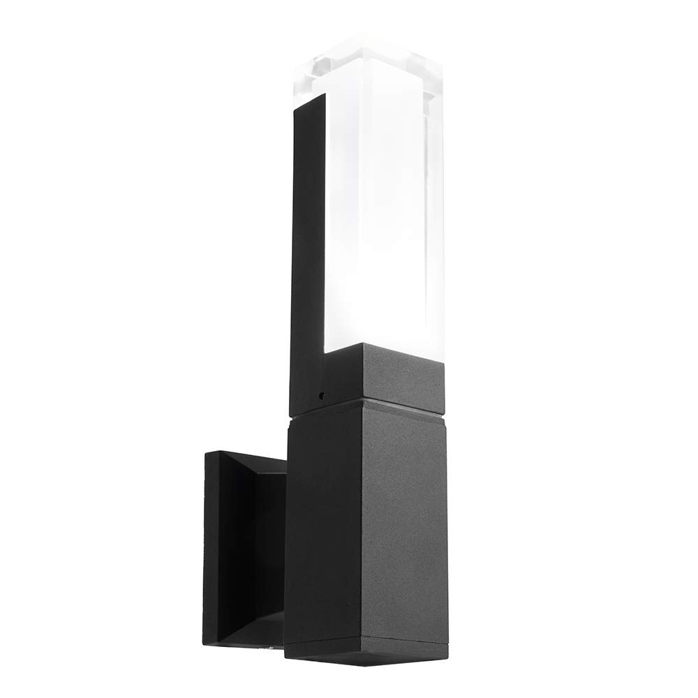 DH601 Светильник уличный на стену 5W 250Lm 4000K  Черный 11705