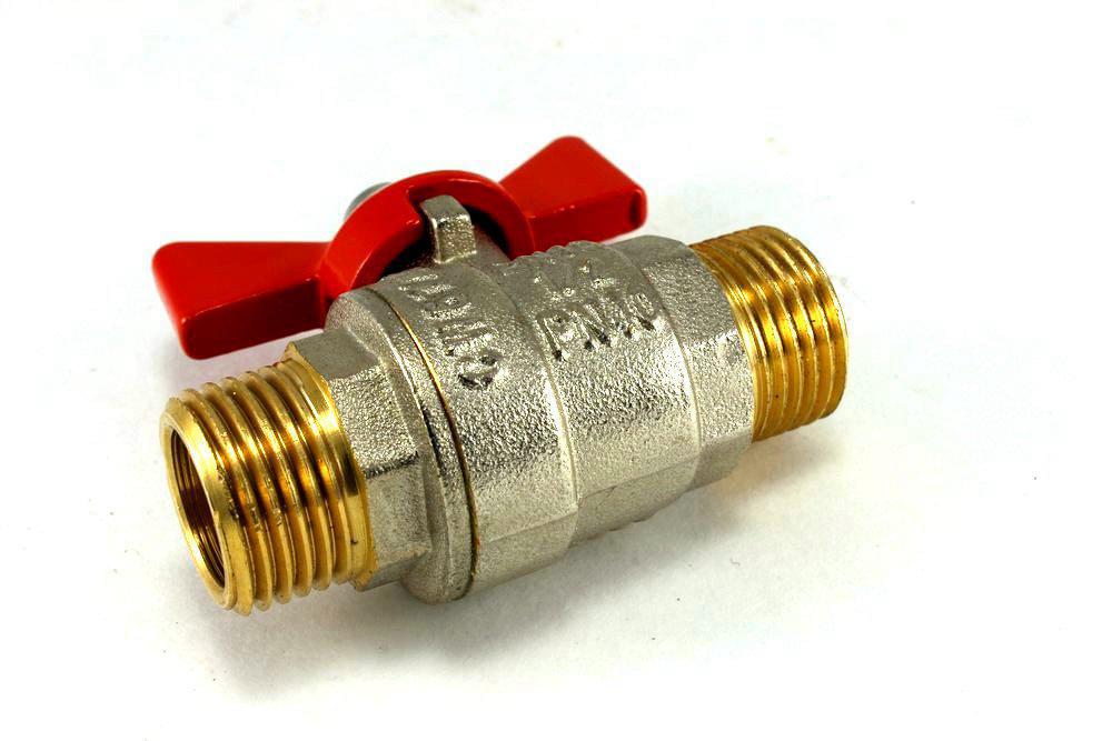 Кран шар. BASE нар/нар  1/2" баб.  VT.219.N.04