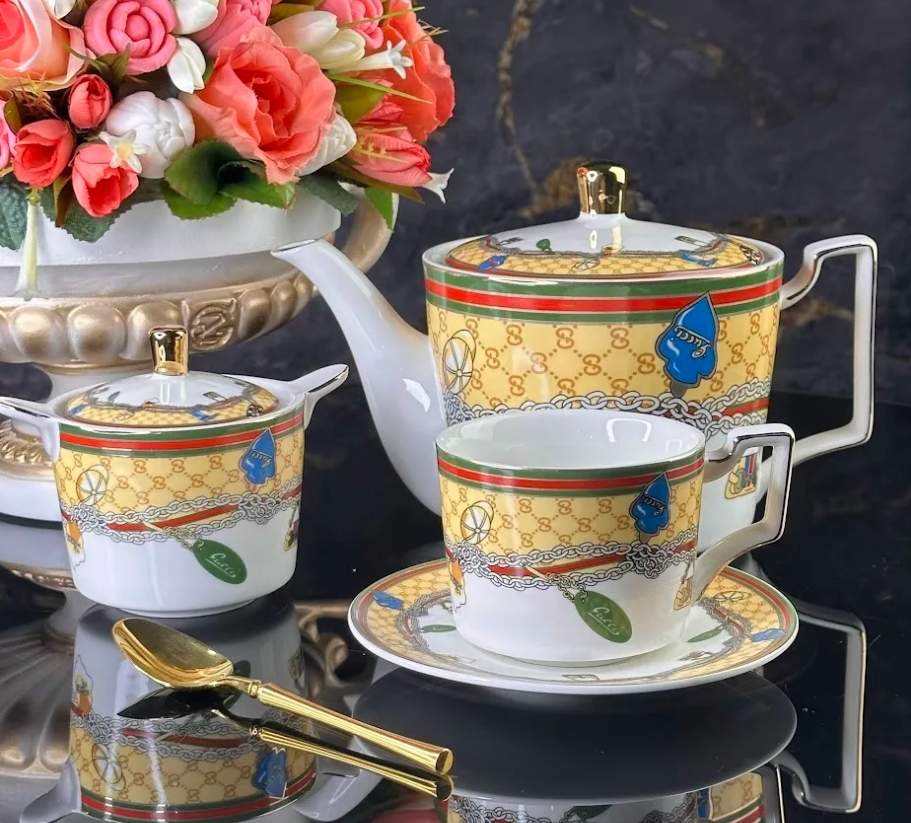 LENARDI Сервиз чайный 244-047 16пр/6перс 250мл