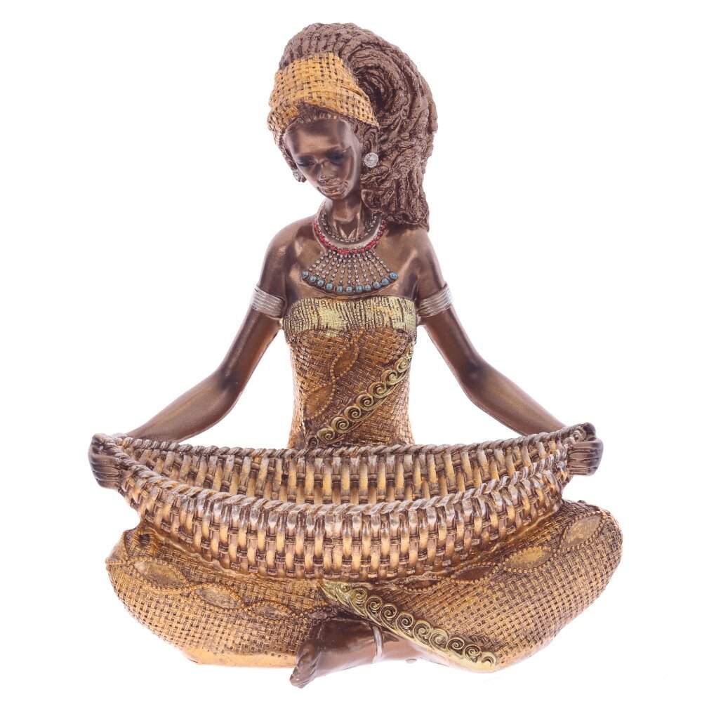 REMECO COLLECTION Статуэтка 799746 Африканка L18 W13 H21,5см