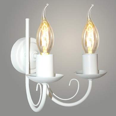 Бра Классик 521 бел.муар НББ 01-2х60-108 E27