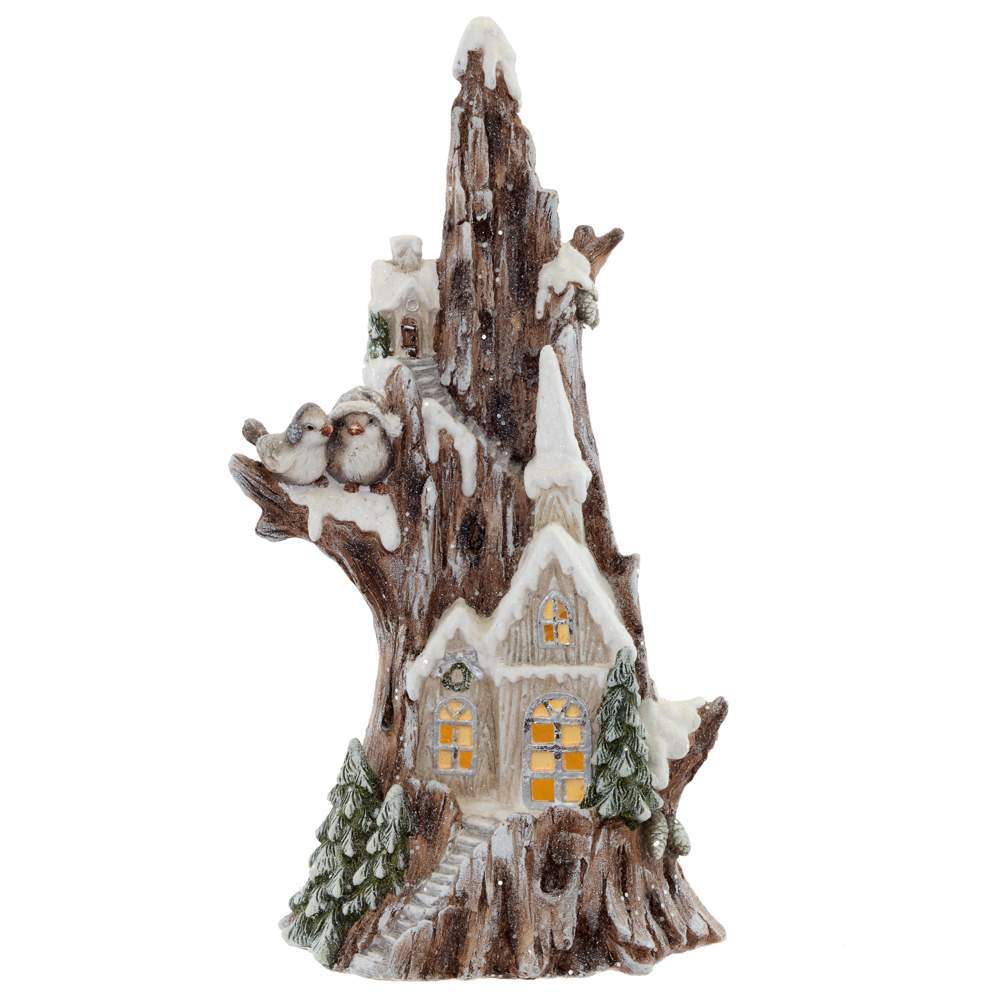REMECO COLLECTION Изделие декоративное 701761 Домик с подсветкой (3хААА) 41х31х74,5см (магнезия) 