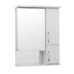 Зеркало-шкаф Бриз 700 (свет) бел. П