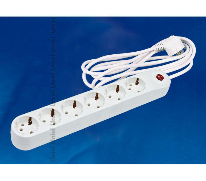 Фильтр сетевой Юниел  S-GSP6-3C  6 роз. 3м  09798
