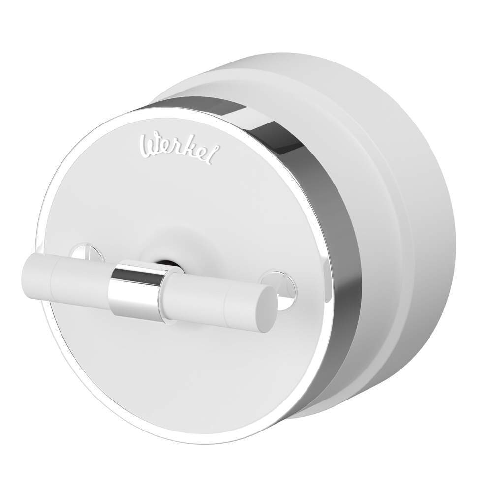 Выключатель на 4 положения двухклавишный Vintage (белый матовый/хром)  -  W5822050