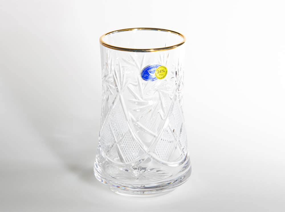 НЕМАН 900/43 золото Набор 6103/200гр стаканы 6шт Цветок