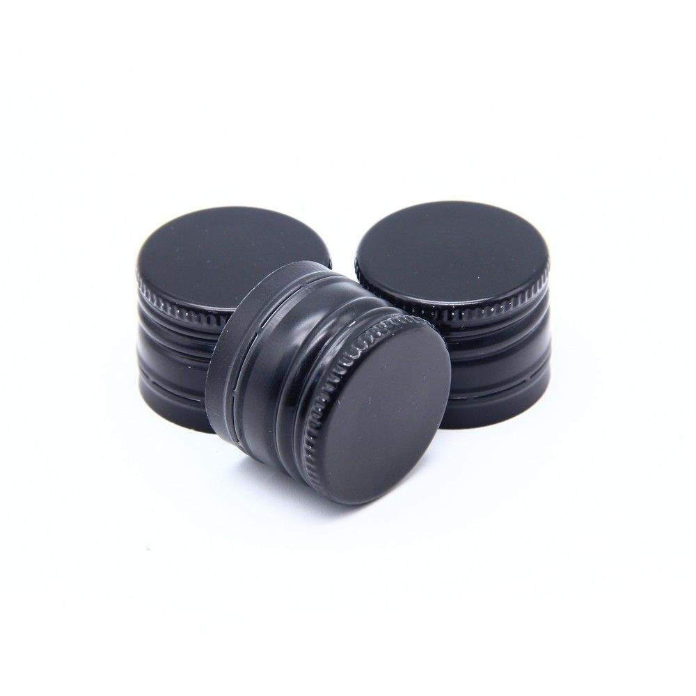 Колпачок алюминиевый с резьбой 28*18 черный