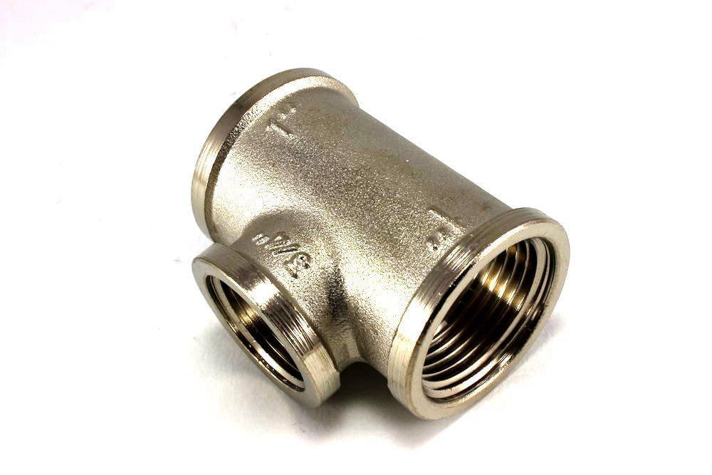 Тройник переходной 1"х3/4"х1" хр.  VTr.750.N.0605