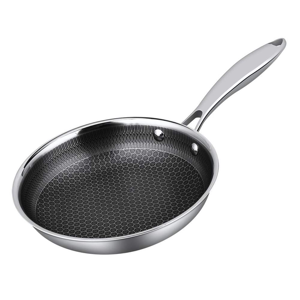 P.L. Proff Cuisine Сковорода Honeycombs нерж.сталь Индукция 280х45мм с АП покрытием 81280100