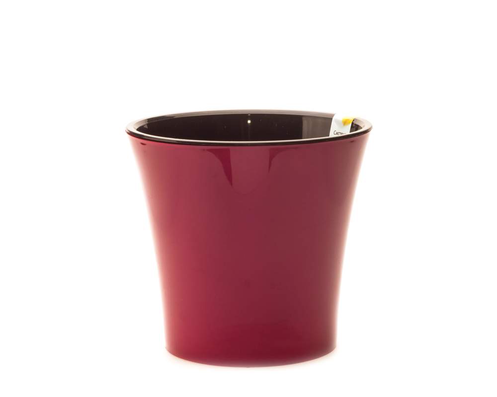Кашпо  Арте  1,2л  красный/черный  ЭД  П5740