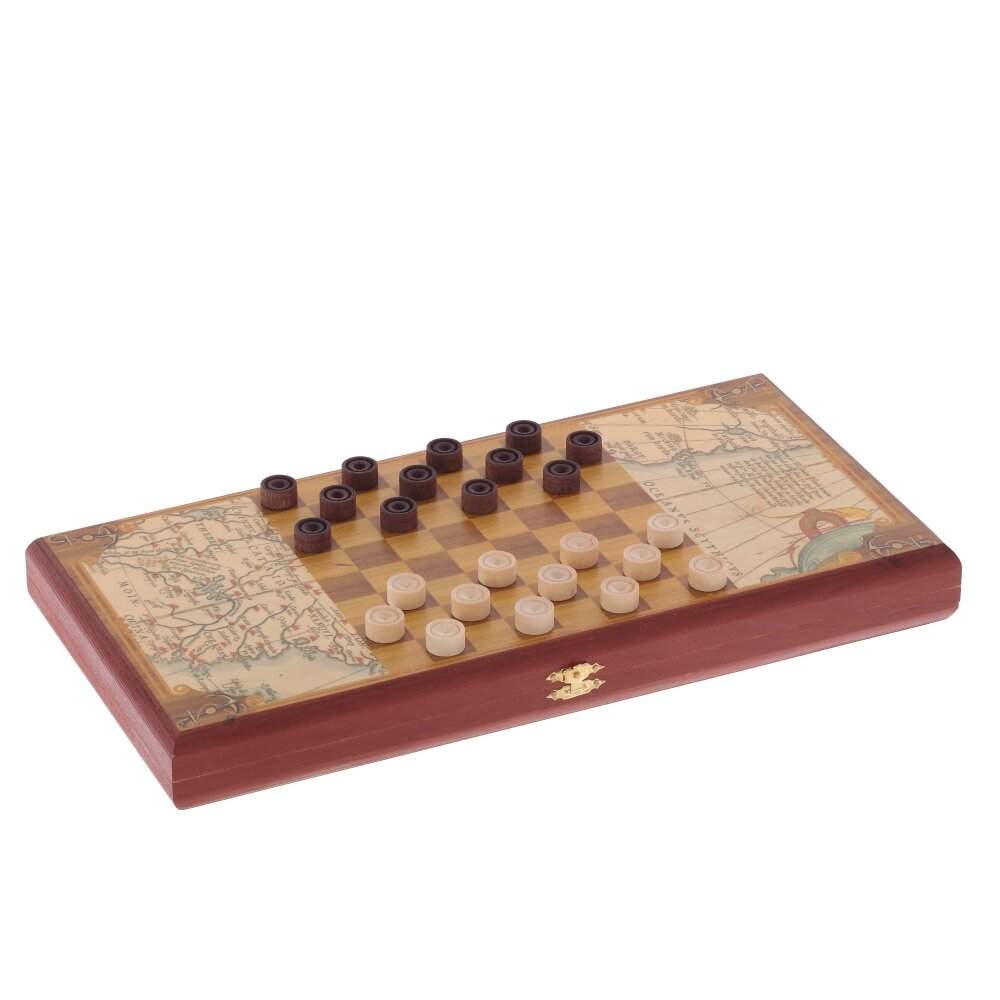REMECO COLLECTION Игра настольная 2в1 (нарды,шашки) Морские L40 W20 H4см 716260