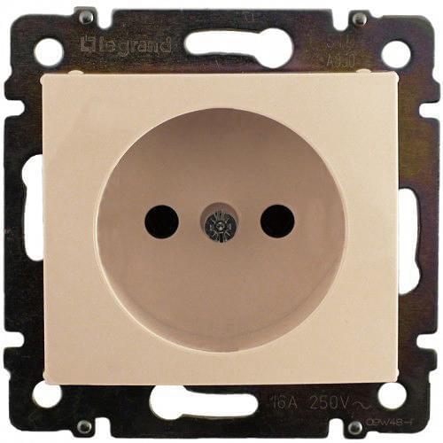 Розетка  VALENA  2P  10/16A  сл.кость  774316/ 33823