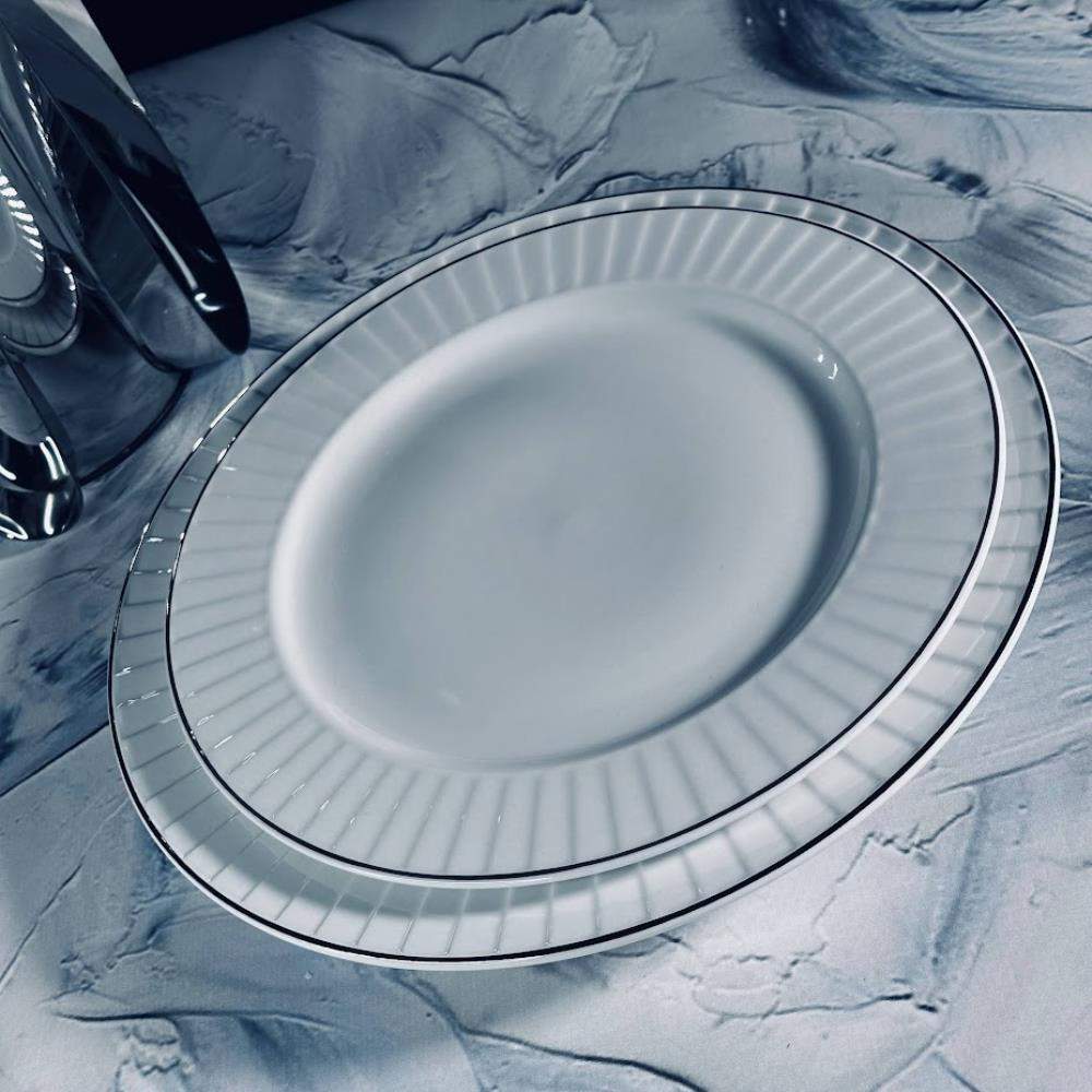 LENARDI Marzipan Grey Тарелка 102-043 десертная 20,5см 