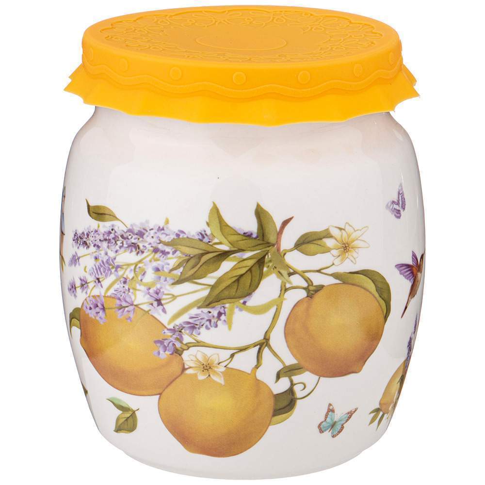 LEFARD Банка 359-801 Прованс Лимоны 1000мл с силиконовой крышкой 