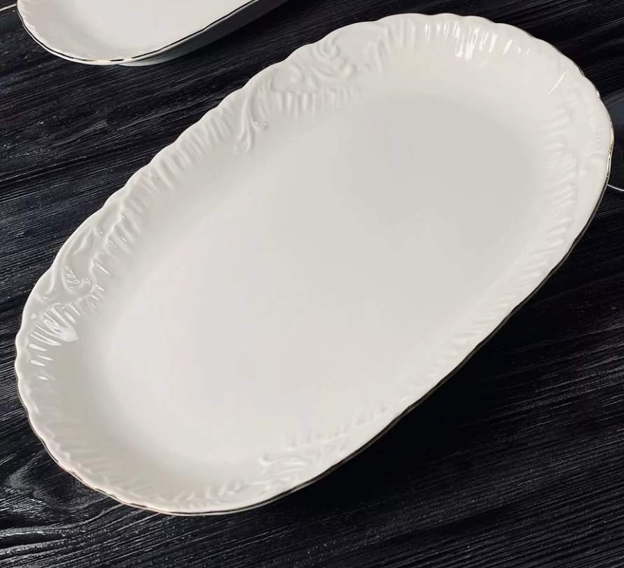 LENARDI Аврора Gold Блюдо 305-062 прямоугольное 30,5см  