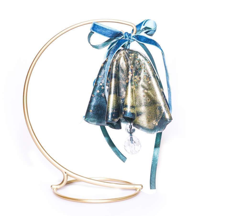 Колокольчик малахит 10см