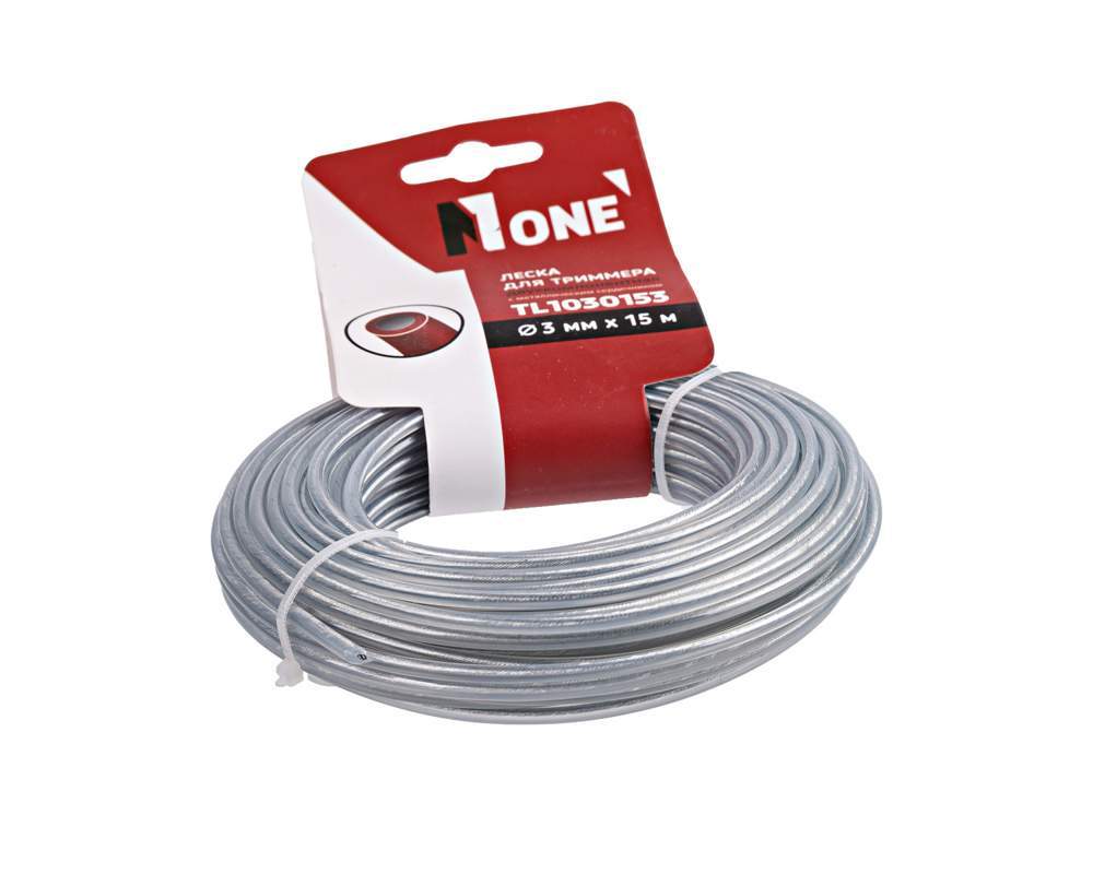 Леска NUMBER ONE TL1030153  3.0мм*15м метал (трос)