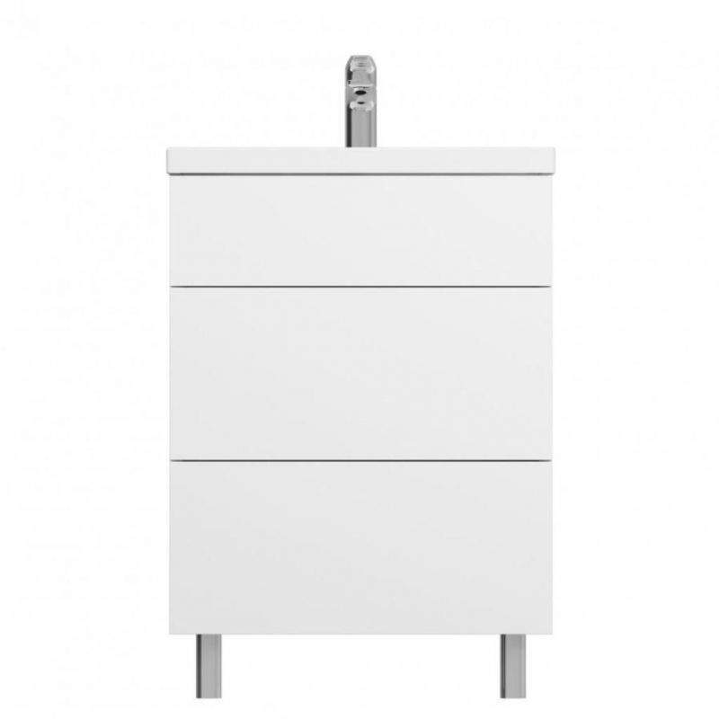 Тумба с раковиной GEM 60см напол. орех  2 ящ.  M90FSX0602HF/M90WCC0602WG