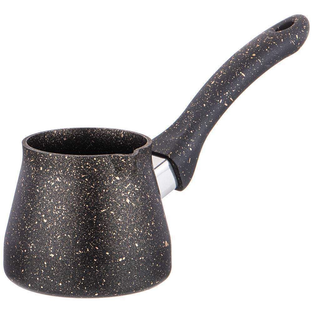 AGNESS Турка 936-535 Черное золото 350мл антипригарное покрытие   