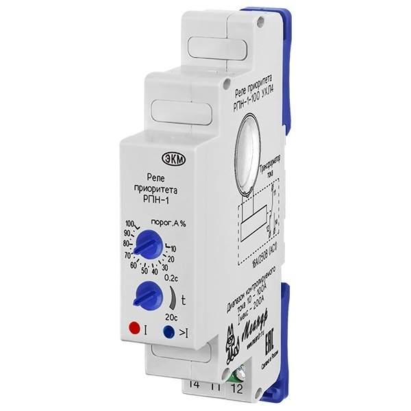 Реле приоритета нагрузки РПН-1-100 УХЛ4 Меандр А8302-16934188