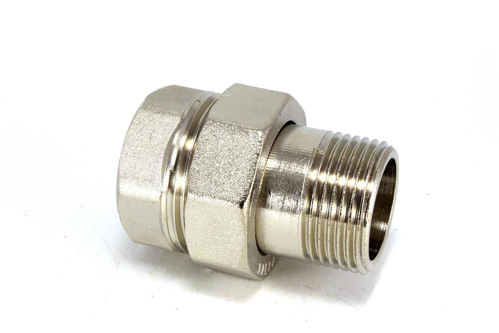 Американка прямая  1" хром  VTr.341.N.0006