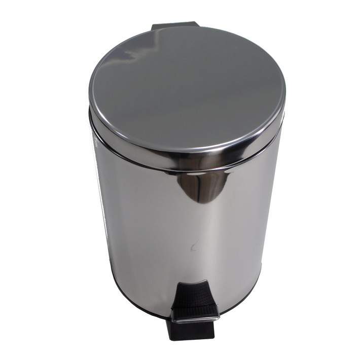 Ведро круглое   3л с пед. нерж/сталь 103