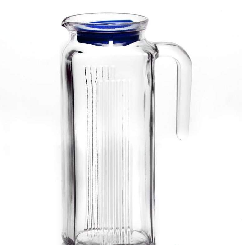 PASABAHCE Кувшин 80050BL Frigo 1000мл с голубой крышкой (6)