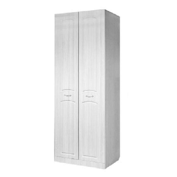 Ева-10 Шкаф 2-х дверный  800 мм  МДФмат.сандал/рамух В220*Ш80*Г58