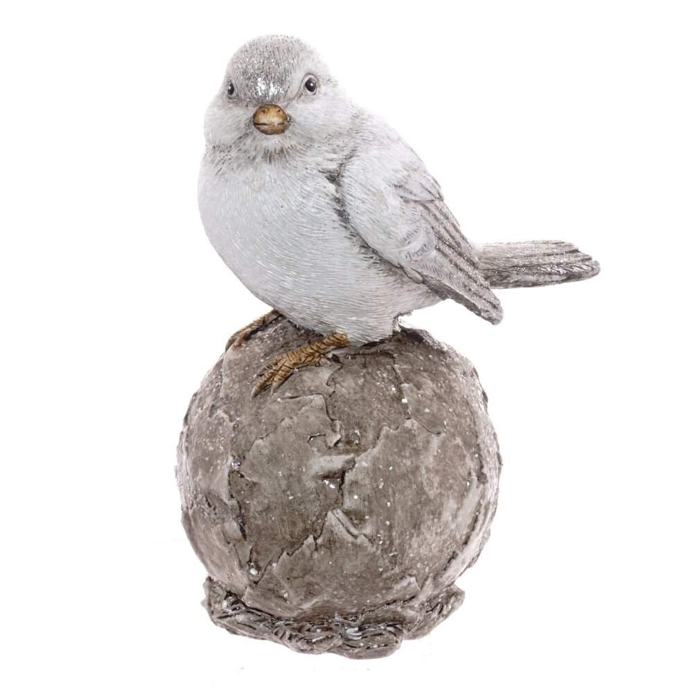 REMECO COLLECTION Фигурка 813602 Птичка серебро 9,5х7х13см