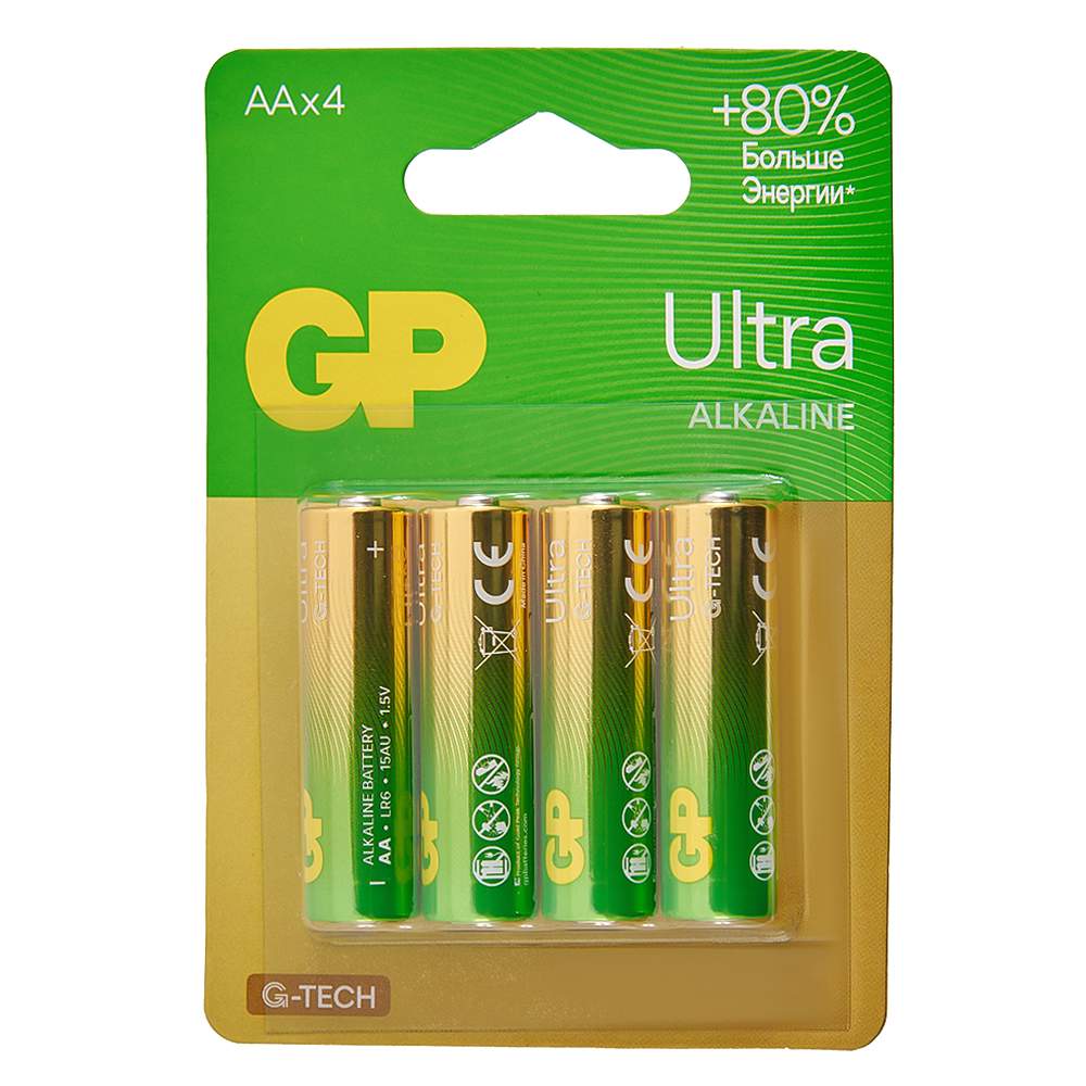 Элемент питания G-Tech Ultra Alkaline LR6 15AU21-2CRSBC4  1230