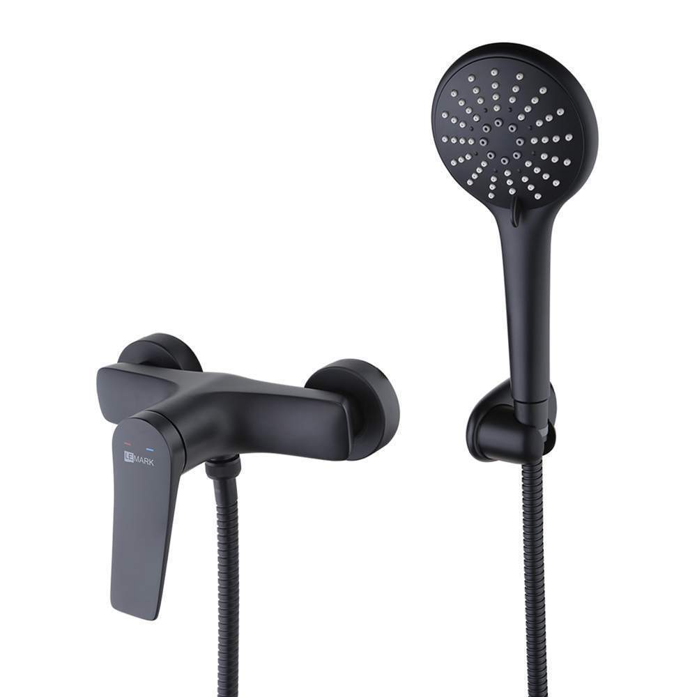 Смеситель Bronks/Lemark LM3703BLд/душа, черный