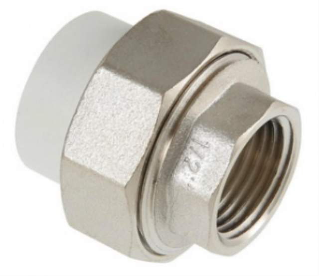 Муфта разъем.внутр.(амер.) 50х1 1/2В  серая Pro Agua