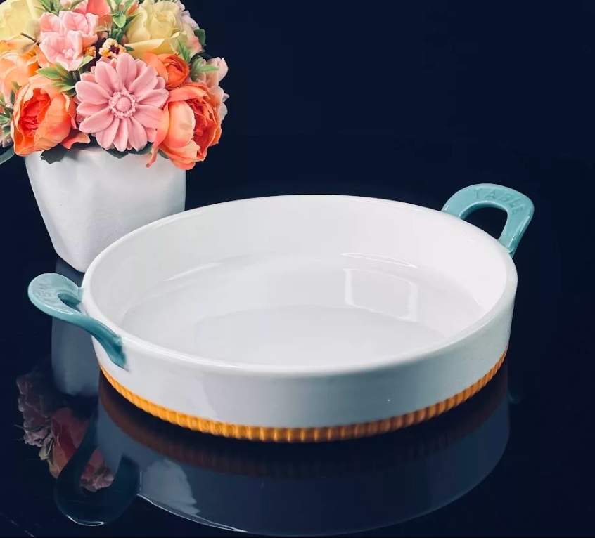 LENARDI Блюдо д/запекания 142-075 круглое с ручками 28см