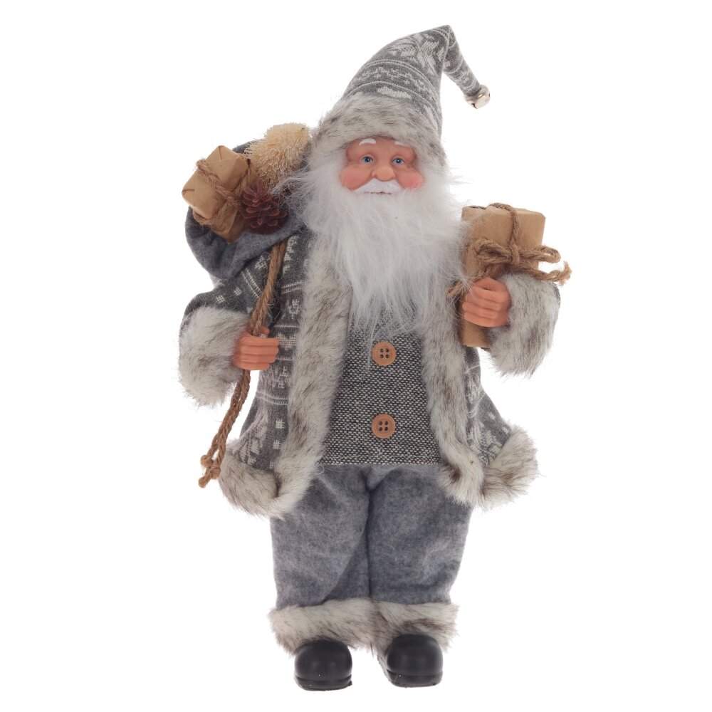 REMECO COLLECTION Дед Мороз 807187 серый 16х10х30/41см