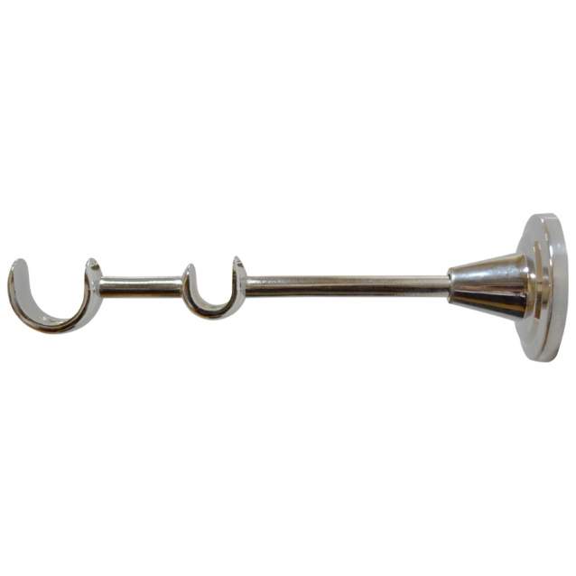 Кронштейн  DIY  28.32М.200 двойной откр  28/16  Хром глянец  57072
