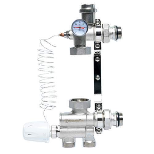 Смесительный узел Thermofix д/теплого пола (б/насоса,с клапаном рег.потока) FT-MS01