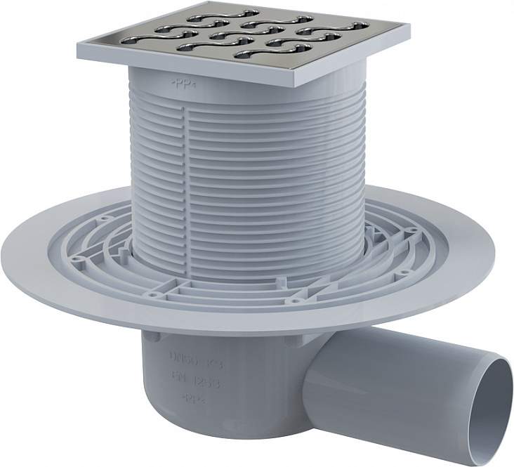 Трап сливной APV102  105*105/50 подв.боковая