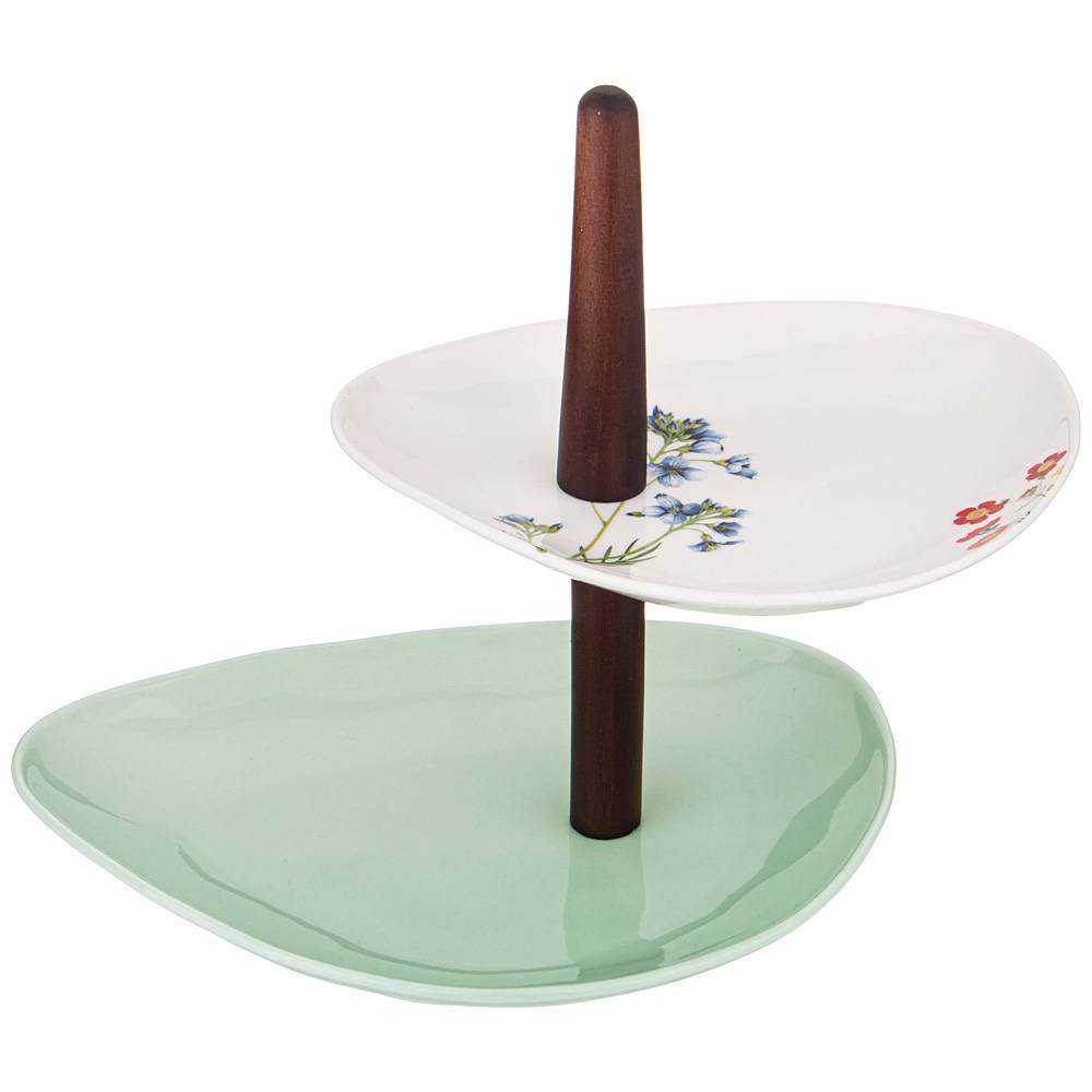 BRONCO Meadow Этажерка д/сервировки 474-142 двухъярусная 24*20см 