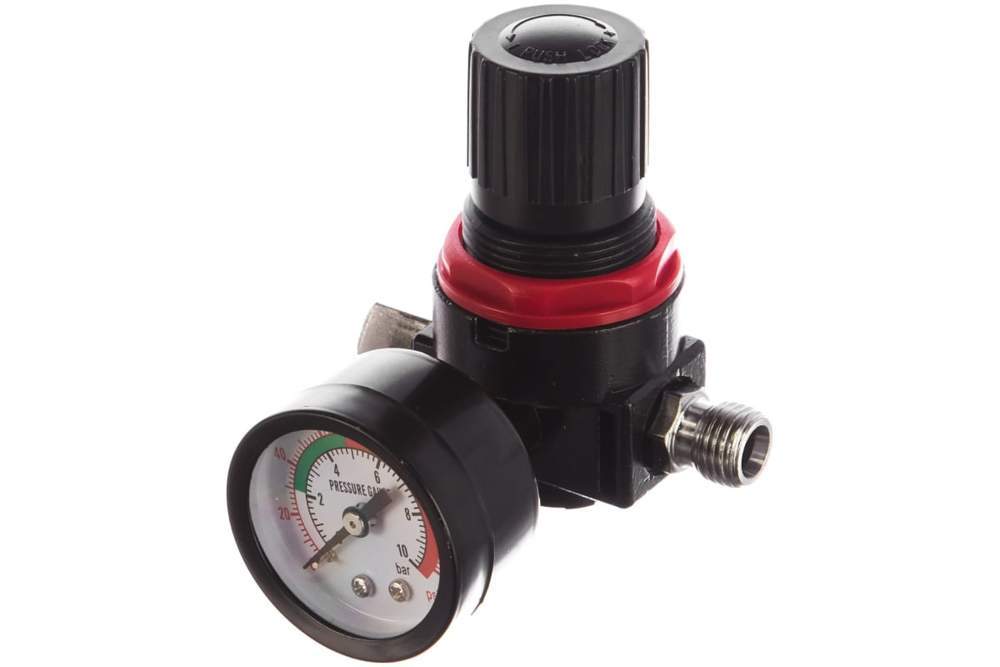 Регулятор подачи воздуха с манометром Kraftool 10 бар.  06503