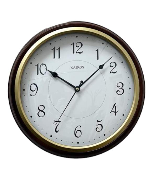 KAIROS Часы RP2251 320х320х50мм плавный ход МДФ/стекло