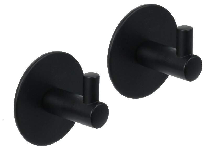 Крючок 3М (2 штуки)  FX-558A черный 