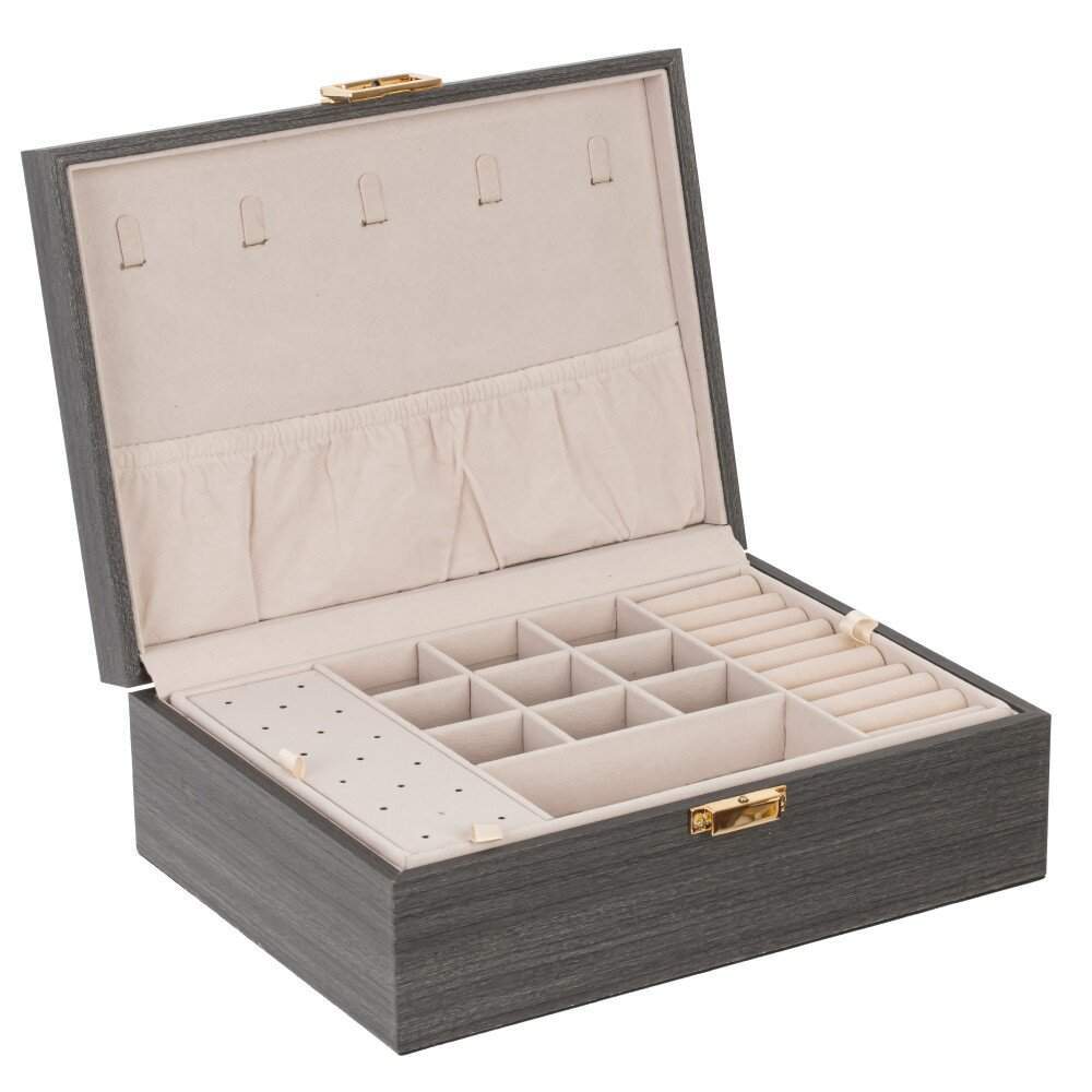 REMECO COLLECTION Шкатулка 804896 полимер/дерево/металл/текстиль 29,5х11,5х10,5см