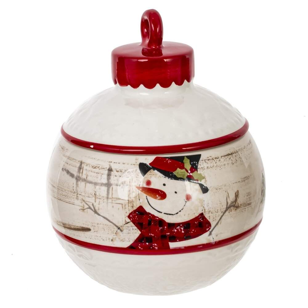 REMECO COLLECTION Конфетница 822338 Новогодний шар 1200мл 15х15,5х20см керамика