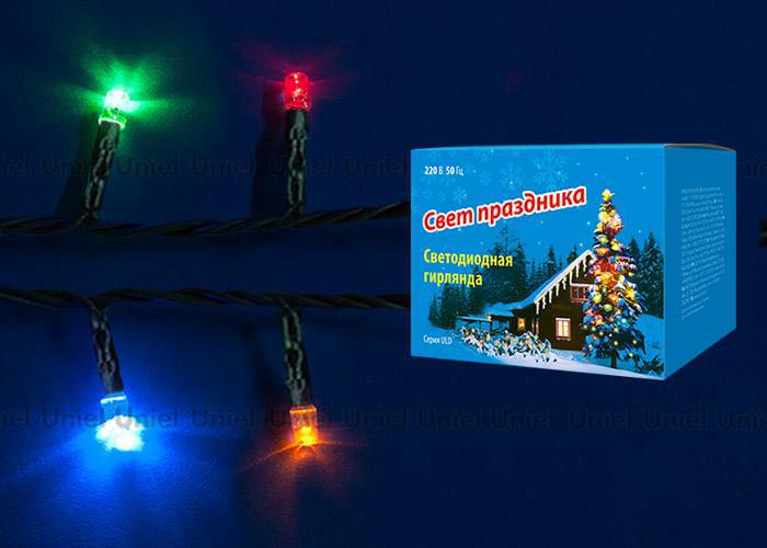 Гирлянда с/д ULD-S0800-100/DGA Multi IP20  8м  разноцветный  07924 