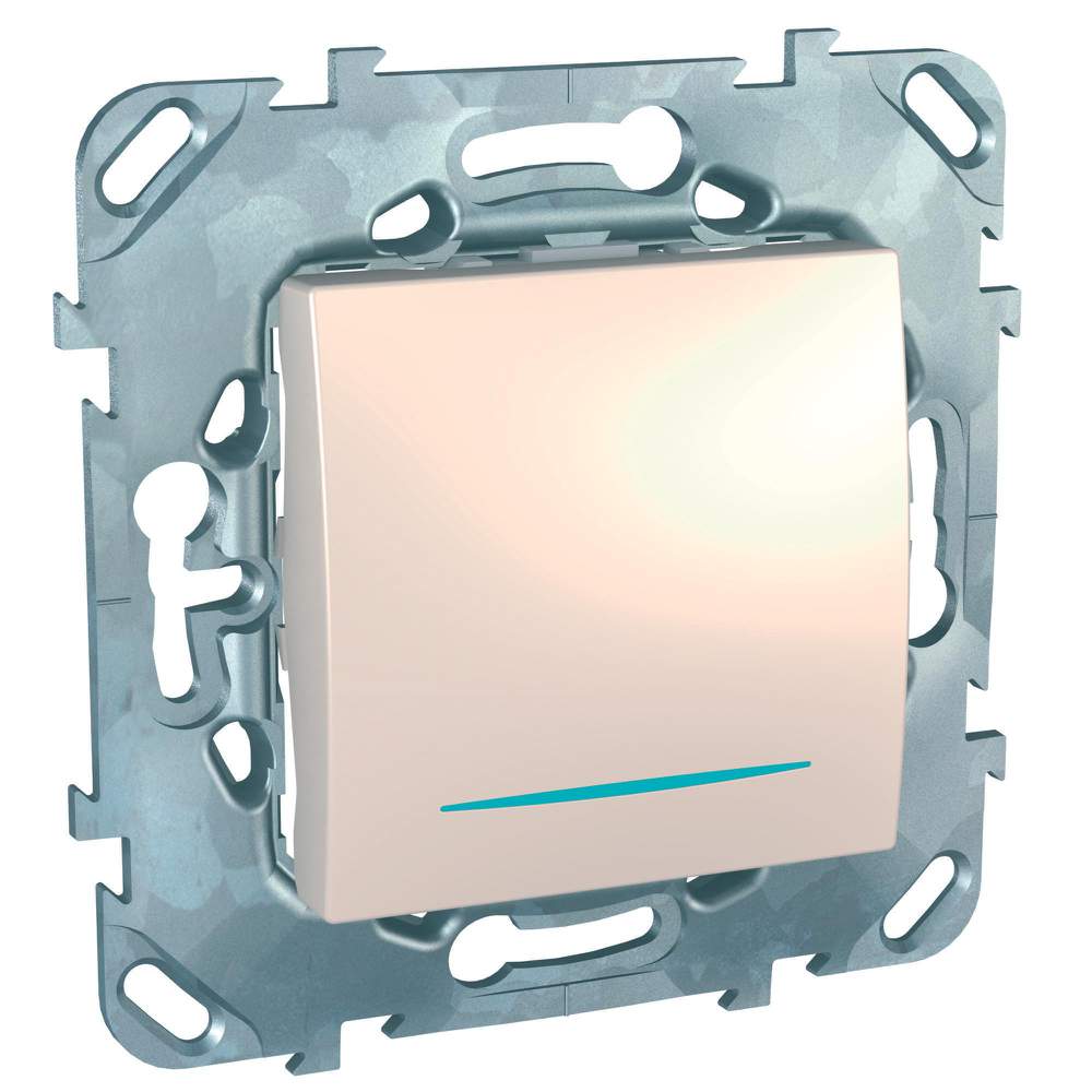 Переключатель SE Unica Беж.перекр.1-кл.(сх.7) MGU5.205.25NZD