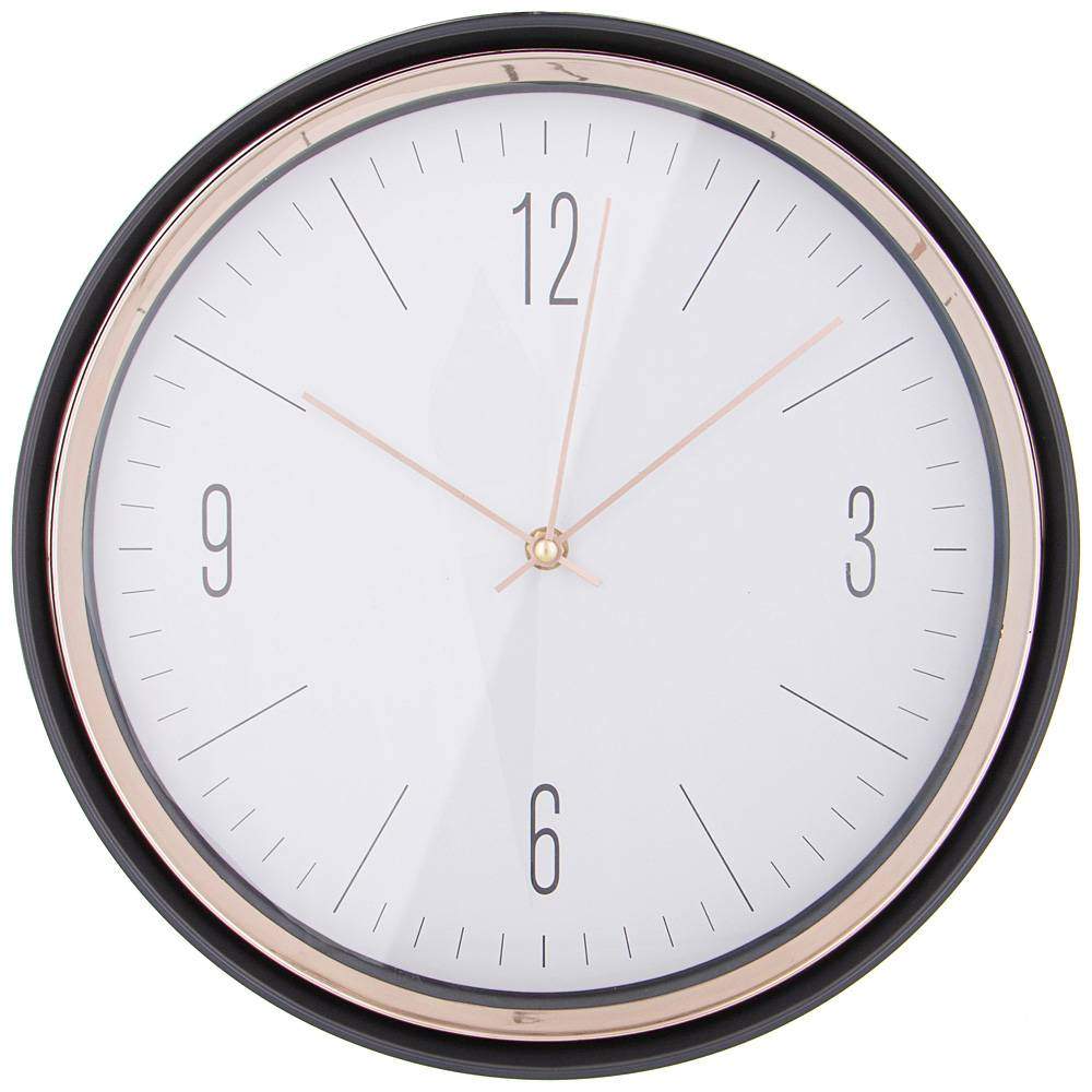 LEFARD Часы 220-497 Vintage настенные 33x33x6см пластик 