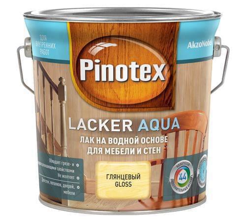 Лак Pinotex/Omnitex Lacker Aqua глянцевый 2,7л  5254103